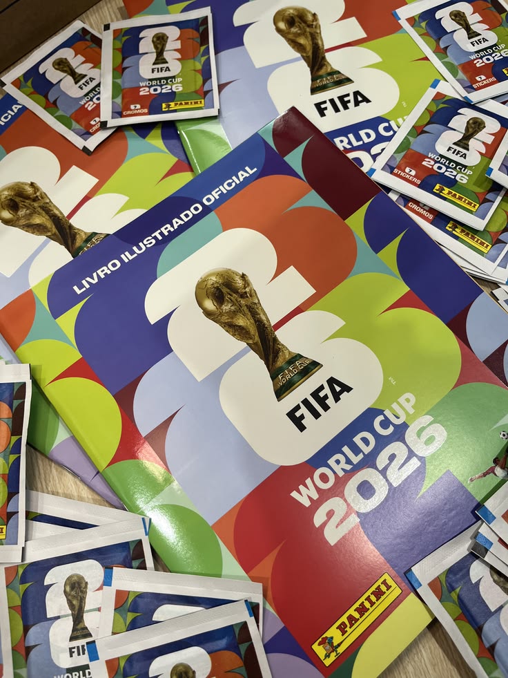 Figurinhas reais da Copa do Mundo